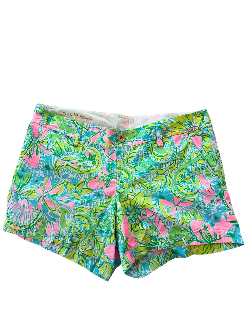 Lilly Pulitzer Tropical Floral Women’s Shorts - 12